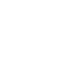 An outline drawing of a suitcase with electronic devices, including a tablet or phone on the left and a laptop in the center, with abstract shapes on the screens.