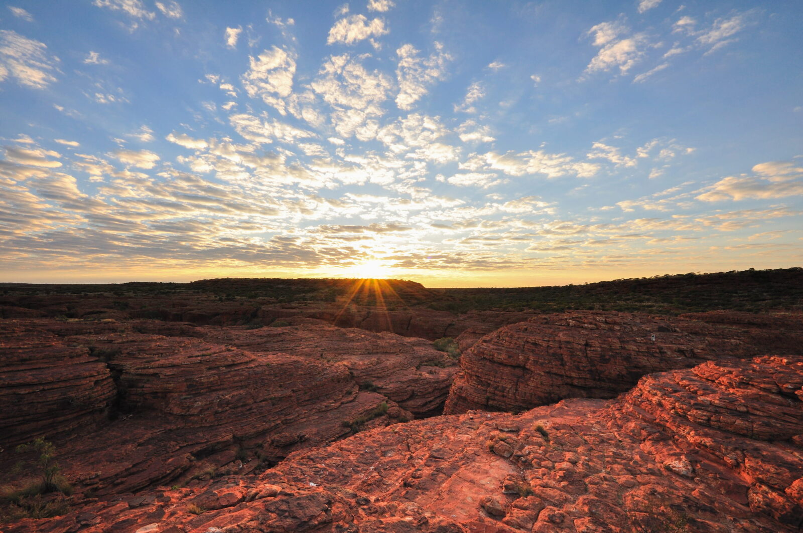 Kings Canyon at sunrise, Australia